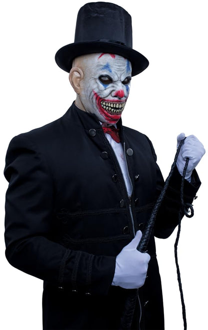 Joker Clown, Máscara de Payaso Asesino, Máskaras de Jester Killer Clown Ideal para Halloween y Fiestas de Disfraces