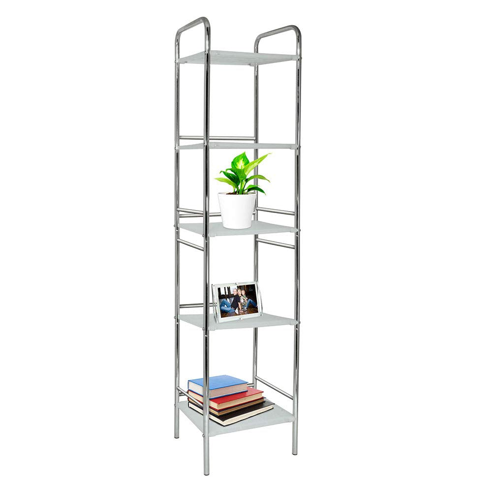 Art & Home Estante Cromado de Cinco Niveles para baño HB-5551