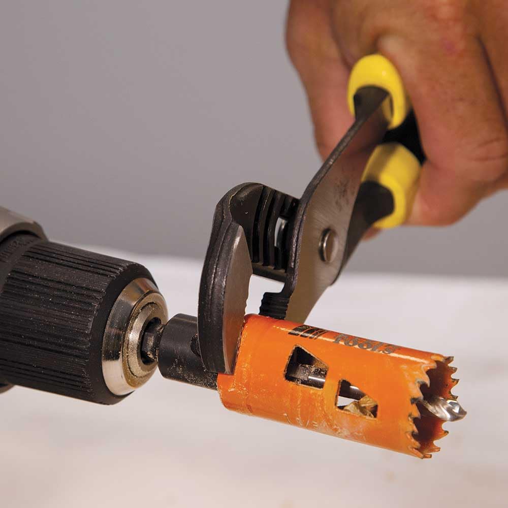 Klein Tools 32905 Kit de brocas sierra para electricistas con mandril de 3 piezas
