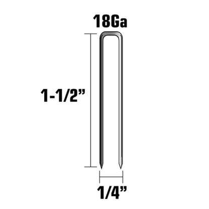 Metabo HPT - Grapas de acabado | Calibre 1-1/2 pulgadas x 18 | 1000 unidades | 21107SHPT