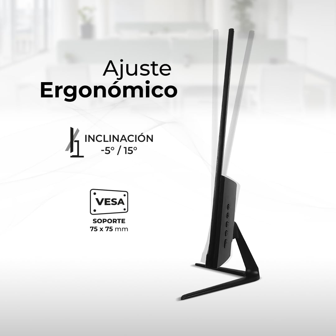 Acteck Monitor 24.5 Captive Vivid SP245 5ms 75Hz Full HD IPS LED Altavoces Integrados HDMI AC-943178