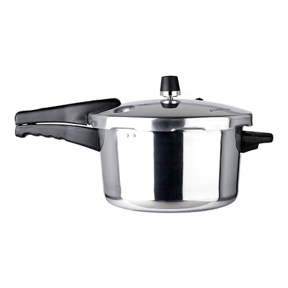 Presto | Olla Express de 6 Litros Aluminio con 7 Sistemas de Seguridad | Cuerpo y tapa de aluminio, Cocción rápida, Certificado NOM, Cocina saludable