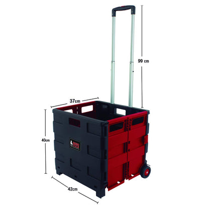 DOGOTULS AP0083 Carrito Plegable Multiusos de Plástico con Ruedas 35kg de Capacidad