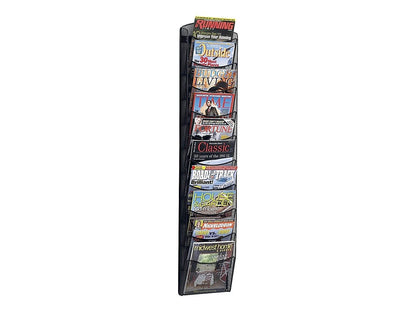 Safco 5579BL Onyx Mesh Magazine Rack, Black