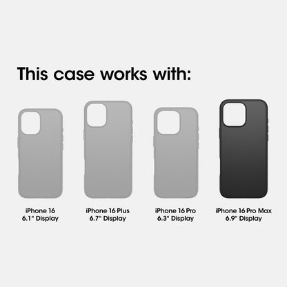 OtterBox - Carcasa Transparente para iPhone 16 Pro MAX Defender Series XT, Color Rojo ladrillo Transparente