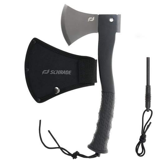 Schrade Delta Class Bedrock Hacha con Acero Inoxidable 3Cr13 para Supervivencia al Aire última intervensión