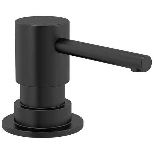 DELTA FAUCET RP100734BL Trinsic - Dispensador de jabón de Metal, Color Negro