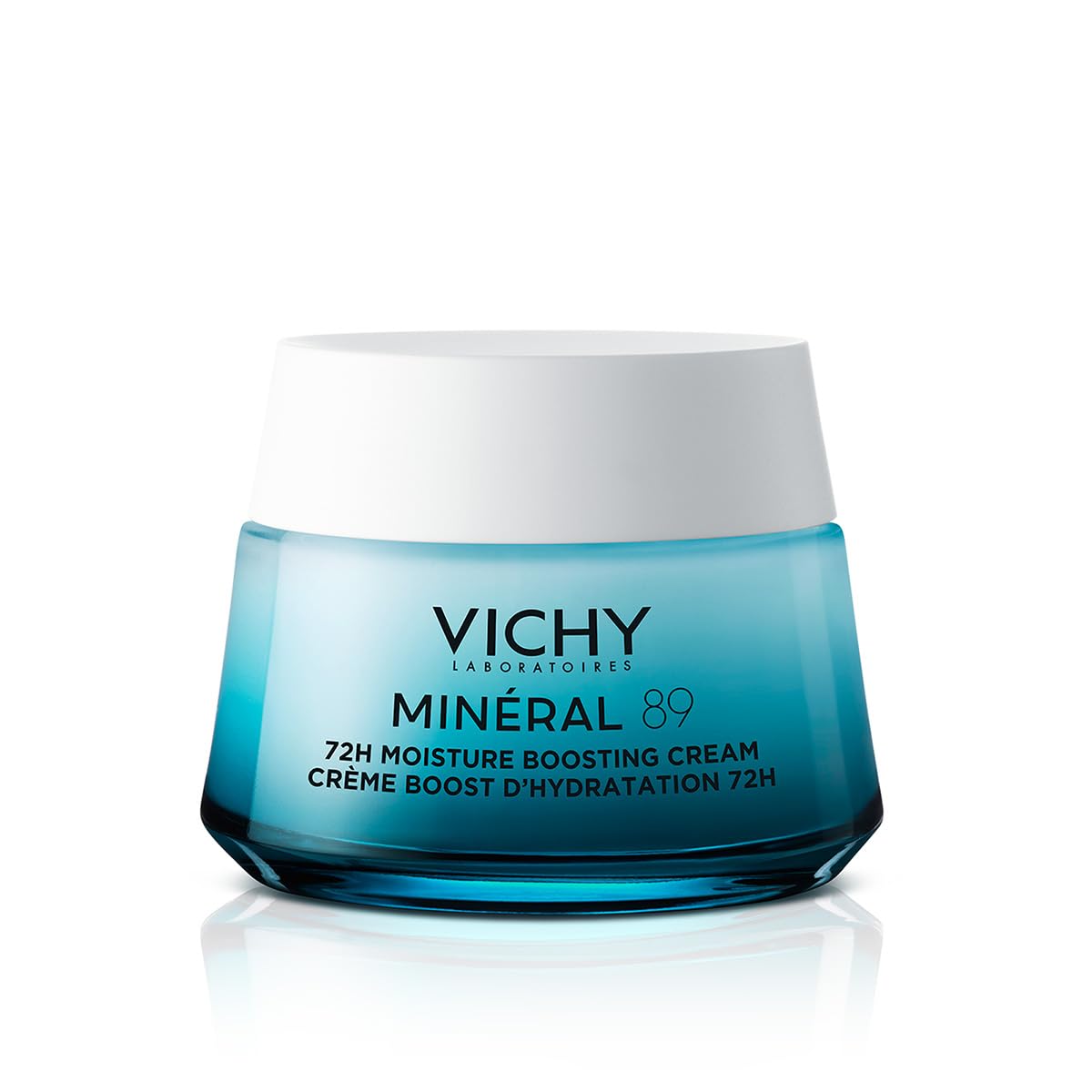 Vichy Minéral 89 Crema Hidratante Facial para Todo Tipo de Piel 50ml | Fortalece la Barrera Cutánea, Proporciona hasta 72h de Hidratación Intensa, con Ácido Hialurónico