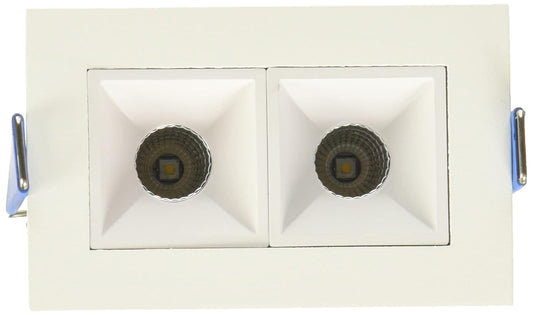 Tecnolite Lámpara LED de Techo Empotrado, Tecnolite 6 W, Luz Cálida Suave 3 000 k, Color Blanco, 100-240 Volts, Downlight LED, 235 lm