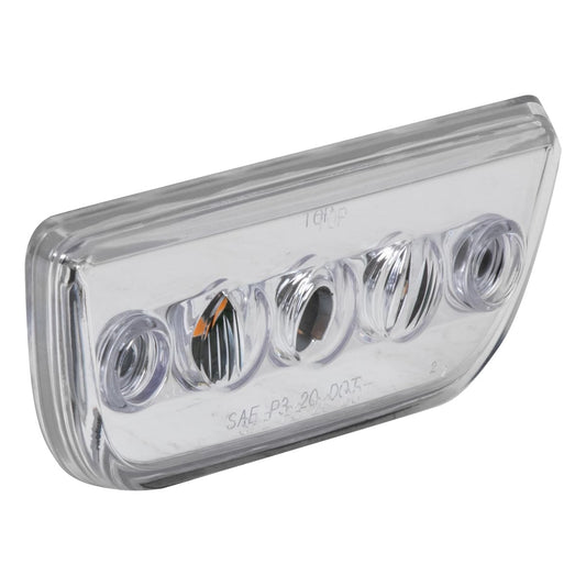 LUCIDITY Luz Posición Mica Transparente 12V 3 LEDs Zepelín para Kenworth T680/T880/W990, P54-1283-500