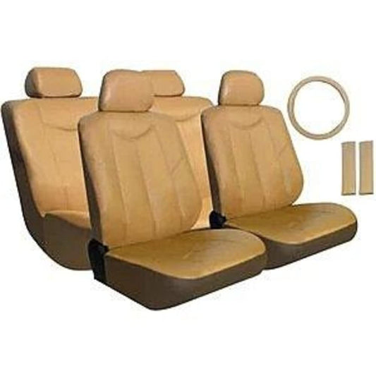 XCar ZZ-0417309 11 Piezas Cubreasientos para Fiat Adventure Palio/Strada 2006-2008, Beige