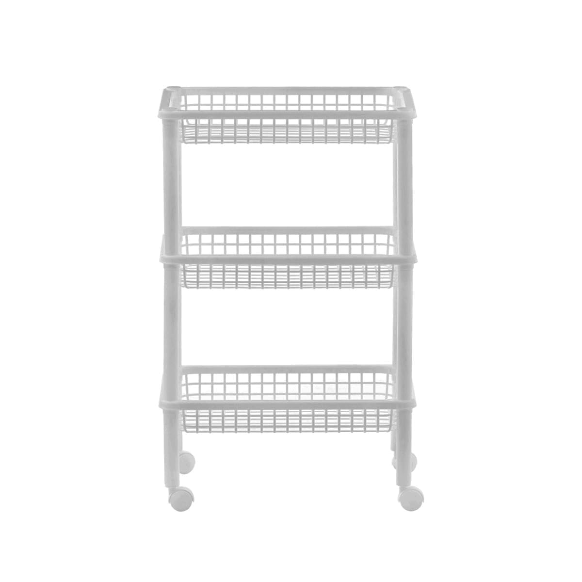 Italhome Estante De 3 Niveles con Ruedas, Organizador Multiusos Carrito De Cocina Blitz