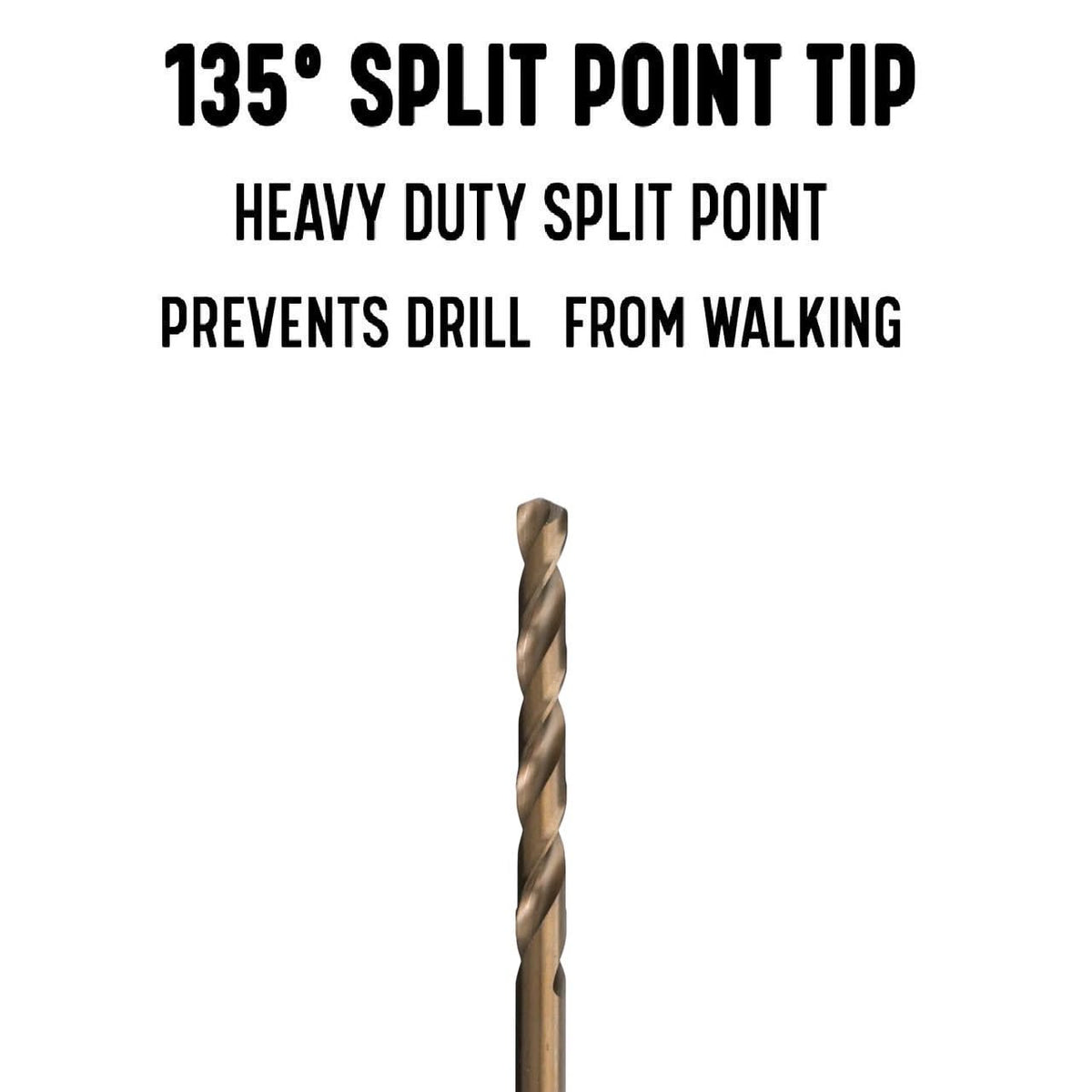 Drill America - GLBCOX617/64 Broca de extensión de aeronaves de cobalto de 17/64 x 6 pulgadas, serie GLBCO