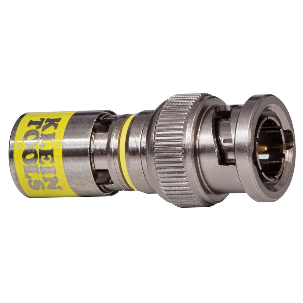 Klein Tools VDV813-613 Conector Compresión Universal BNC RG6-RG6Q Paquete con 35 pzas. - BNC, RG6 - 6Q, universal, paquete de 35