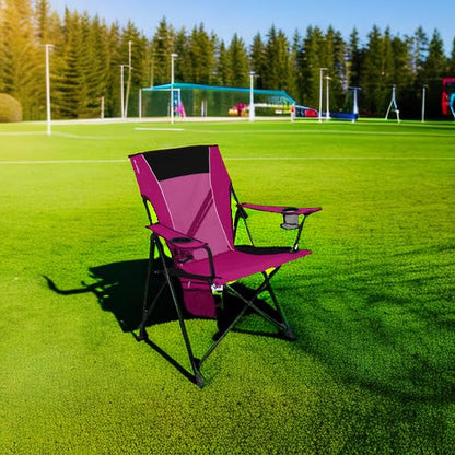 Kijaro Silla portátil de Camping y Deportiva de Doble Bloqueo
