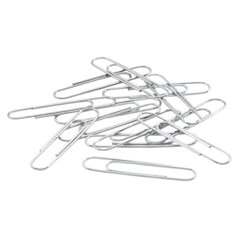 ACCO Clip Estándar No. 2 de 27 mm para 20 Hojas - Paquete de 100 Piezas