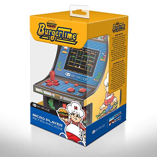 DreamGEAR My Arcade DGUNL-3203 Burgertime Micro Player, 6 Inches, Collectable, Retro