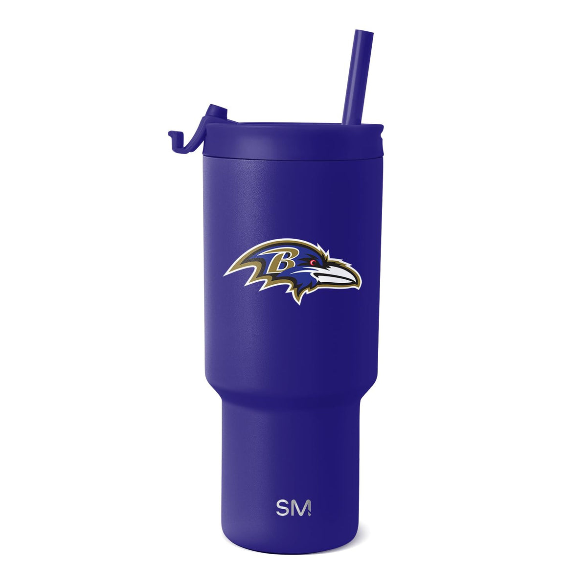 Simple Modern Termo de 30 Onzas con Tapa Abatible y Popote - MERCANCÍAS - Baltimore Ravens