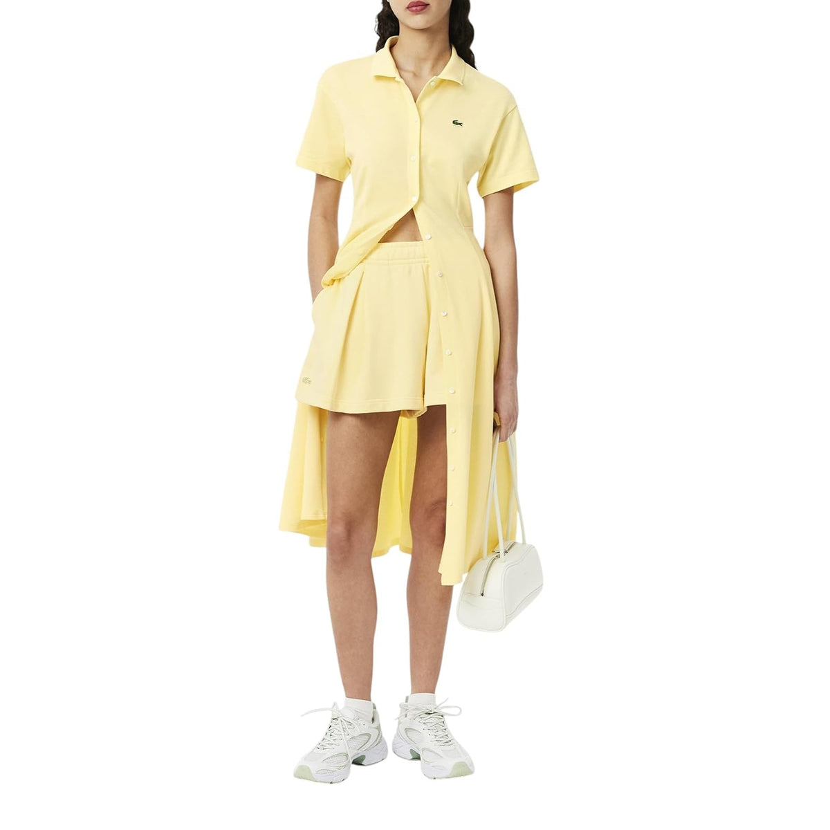 Lacoste Fit and Flare Polo Dress Vestido Mujer