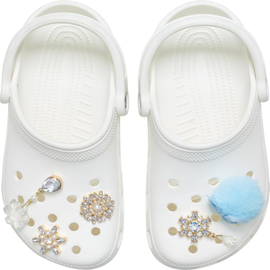 Crocs Elevated Snowflake and Puff, Jibbitz
