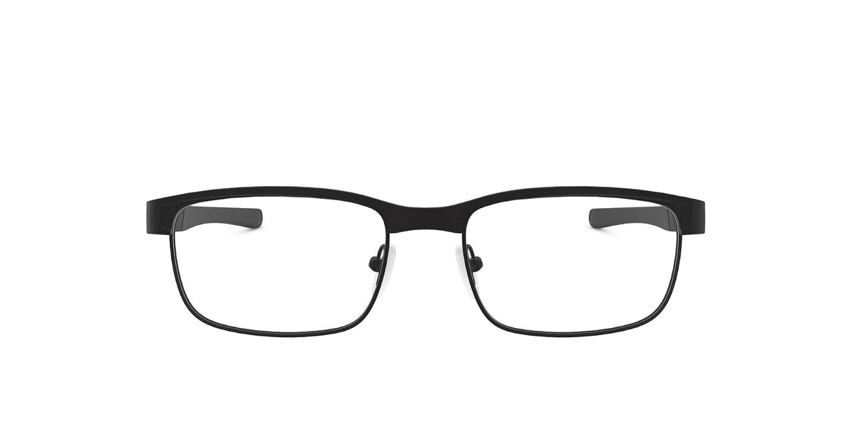 Oakley OX5132 - anteojos de sol para hombre (superficie cuadrada, titanio, lentes graduadas no polarizadas, 52 mm), color negro mate