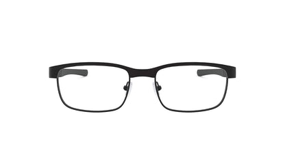 Oakley OX5132 - anteojos de sol para hombre (superficie cuadrada, titanio, lentes graduadas no polarizadas, 52 mm), color negro mate