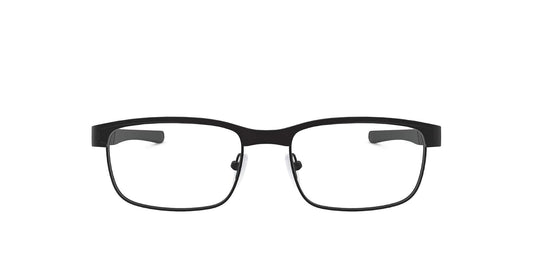 Oakley OX5132 - anteojos de sol para hombre (superficie cuadrada, titanio, lentes graduadas no polarizadas, 52 mm), color negro mate