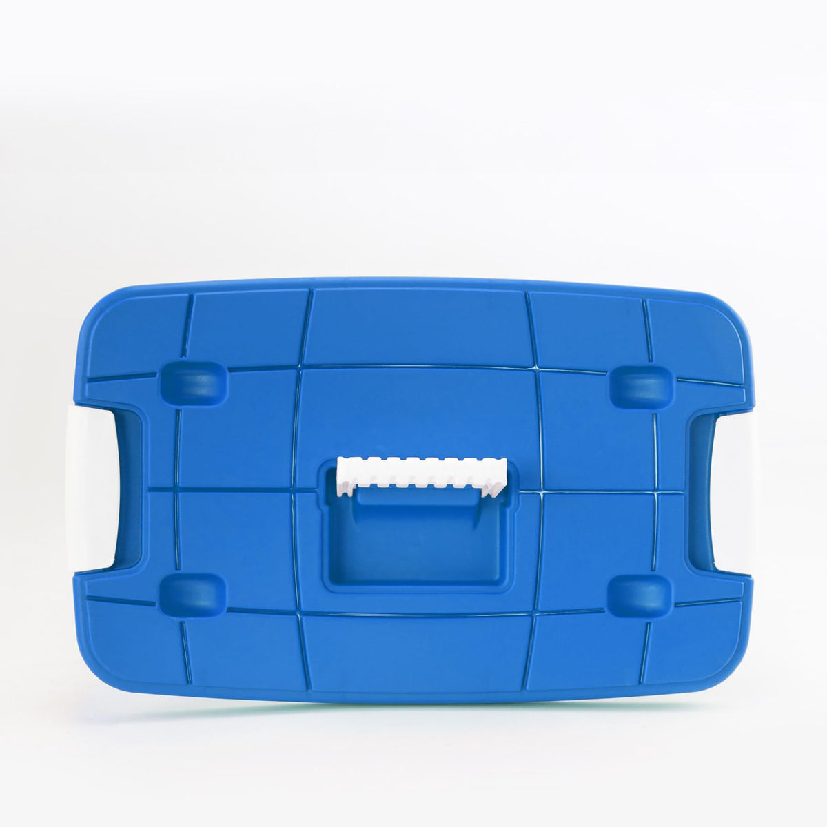 Set de 3 Cajas de Almacenamiento 16 L con Cierre Click Color Azul