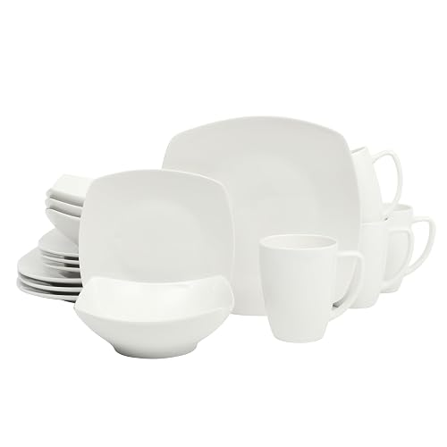 Gibson Home - Vajilla, Set de 16, Blanco, 16 Piece Set, 1