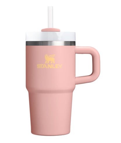Stanley Quencher H2.0 Vaso con Popote y Tapa FlowState - 20 Ounces - Rosa melocotón