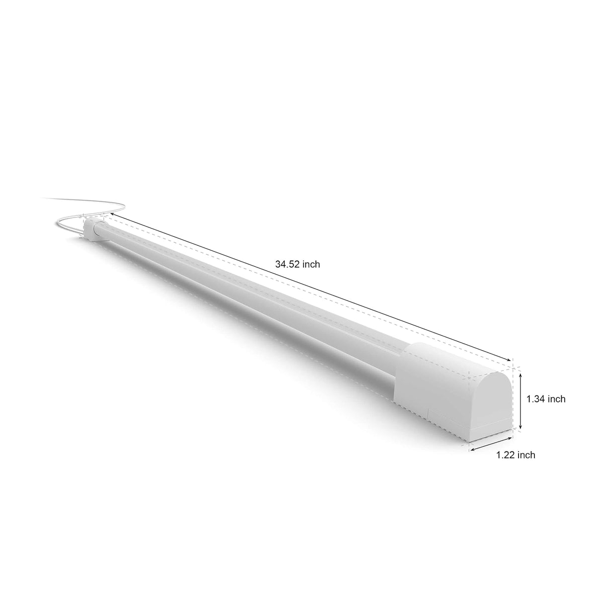 Philips Hue Tubo de luz degradada, compacto, blanco, iluminación envolvente (sincronización con TV, música y juegos), requiere Hue Hub y caja de sincronización de tono
