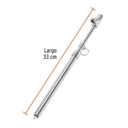 Truper MEA-200X, Medidor de aire, 200 lbs, cabeza doble