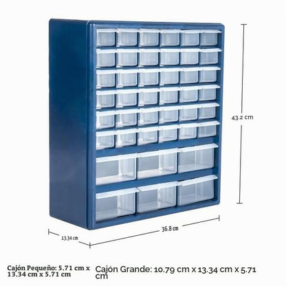 Stalwart - - Caja de almacenamiento ARP11 Deluxe con 42 cajones