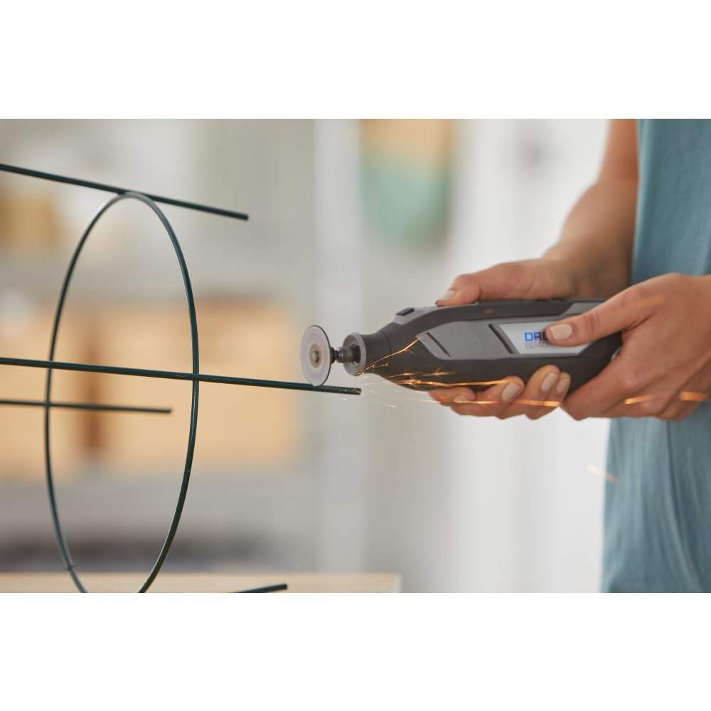 Dremel EZ728-01 EZ Lock - Juego de accesorios de discos de corte para herramientas rotativas de plástico, metal y cortes finos, juego de accesorios surtidos de 11 piezas