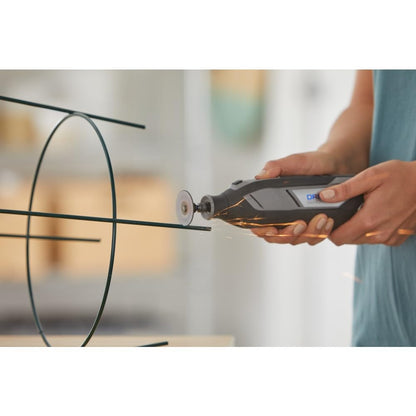 Dremel EZ728-01 EZ Lock - Juego de accesorios de discos de corte para herramientas rotativas de plástico, metal y cortes finos, juego de accesorios surtidos de 11 piezas