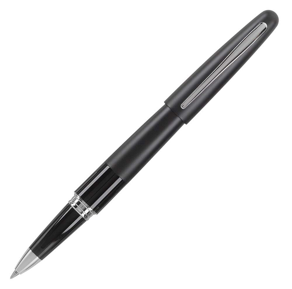 Pilot Metropolitan Collection, bolígrafo de gel punto fino (0.7 mm), diseño clásico, tinta negra, cuerpo color negro, estuche con una pieza, 91207