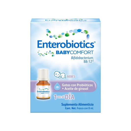 Enterobiotics Baby Comfort suplemento alimenticio para bebé, frasco de 8 ml