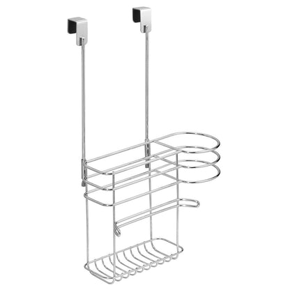 InterDesign Classico Over Cabinet Hair Care Organizer, Chrome