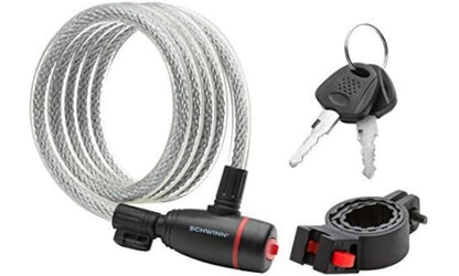 Schwinn Cable Bike Lock - Nivel de seguridad 3 - cerradura de llave - 6 Foot - 12mm Cable
