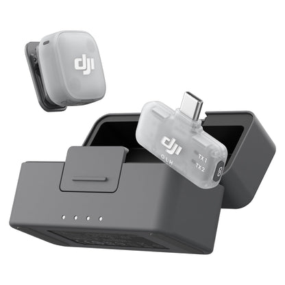 DJI Mic Mini 2 Micrófono Inalámbrico para Contenido - Mini 2 (1 TX + 1 RX móvil + estuche de carga)