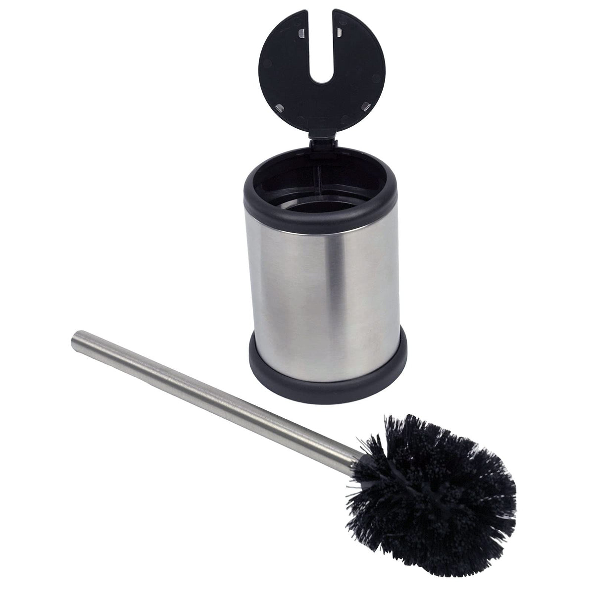 Casaphoria Juego Cepillo para Inodoro Acero Inoxidable con Soporte