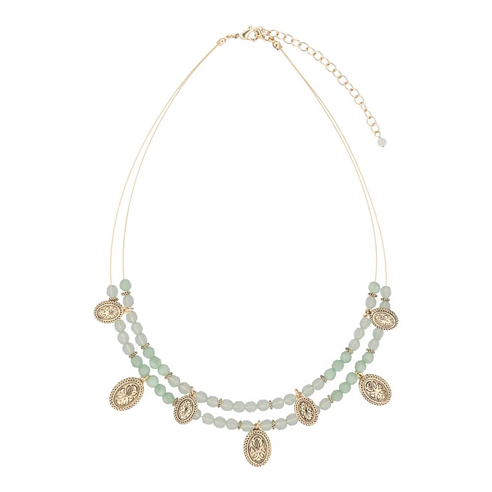 Napier Collar Verde Para Mujer