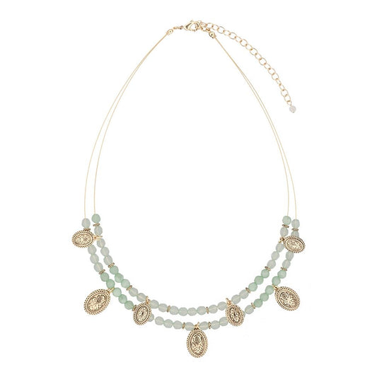 Napier Collar Verde Para Mujer