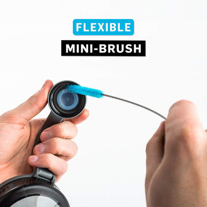 BlenderBottle Botella coctelera 2 en 1 y Cepillo para Polvo de Limpieza de popote, 1 Paquete