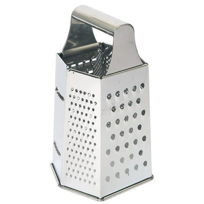 Aleissi | Rallador Manual para Queso, Verduras y Frutas con 6 Diferentes Tipos de Rallado, Fabricado en Acero Inoxidble
