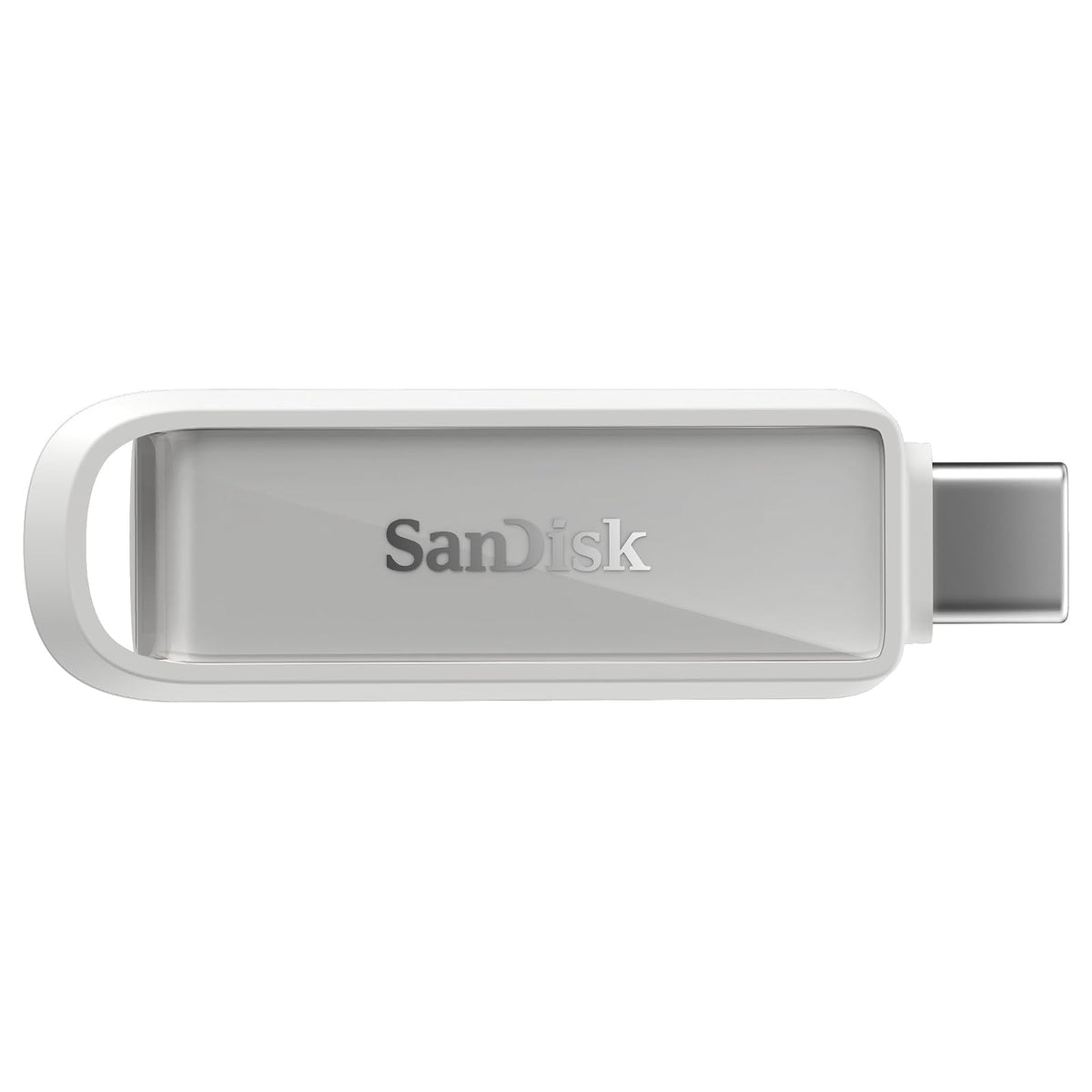 SanDisk - Unidad de teléfono de 256 GB con USB Tipo C - para Smartphones, tabletas y Computadoras - hasta 150 MB/s, USB 3.2 Gen 1 - Blanco ártico - SDIXS0N-256G-GN6NE