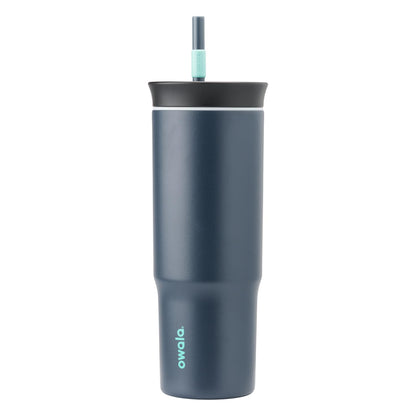 Owala Vaso de Viaje Térmico de Acero Inoxidable 24 oz - 24 Ounces (710ml) - Marea brumosa