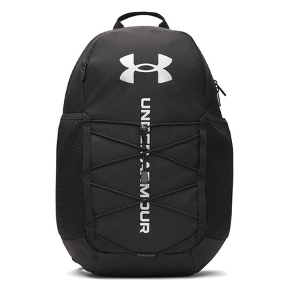 Under Armour Hustle Sport 60 Mochila Resistente al Agua con Funda para Laptop 16" - talla única - (001) Negro - Negro - Plata Metálica