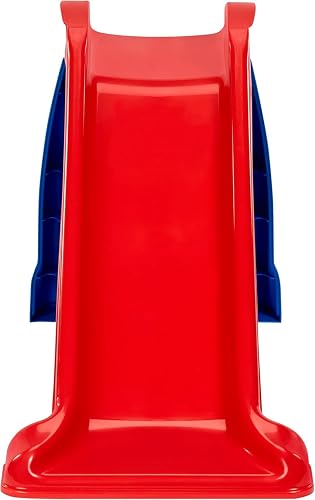 Little Tikes Primer Tobogán - Tobogán para Interiores y Exteriores - Duradero, Estable, Seguro - Color Rojo/Azul