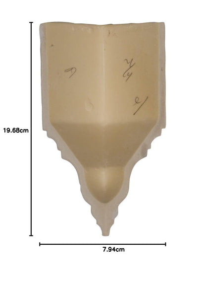 Endurathane - Esquina interior universal para perfiles de moldeo, 3 1/8 pulgadas de P x 3 1/8 pulgadas de ancho x 7 3/4 pulgadas de alto (menos de 3 1/8 pulgadas de P y 3 7/8 pulgadas de alto